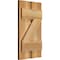 Ekena Millwork Spaced Board-n-Batten Shutters w/Z-Bar, Rough Sawn Western Red Cedar, 11 1/4W x 20H, PR RBS06Z11X020RWR - alternate 3